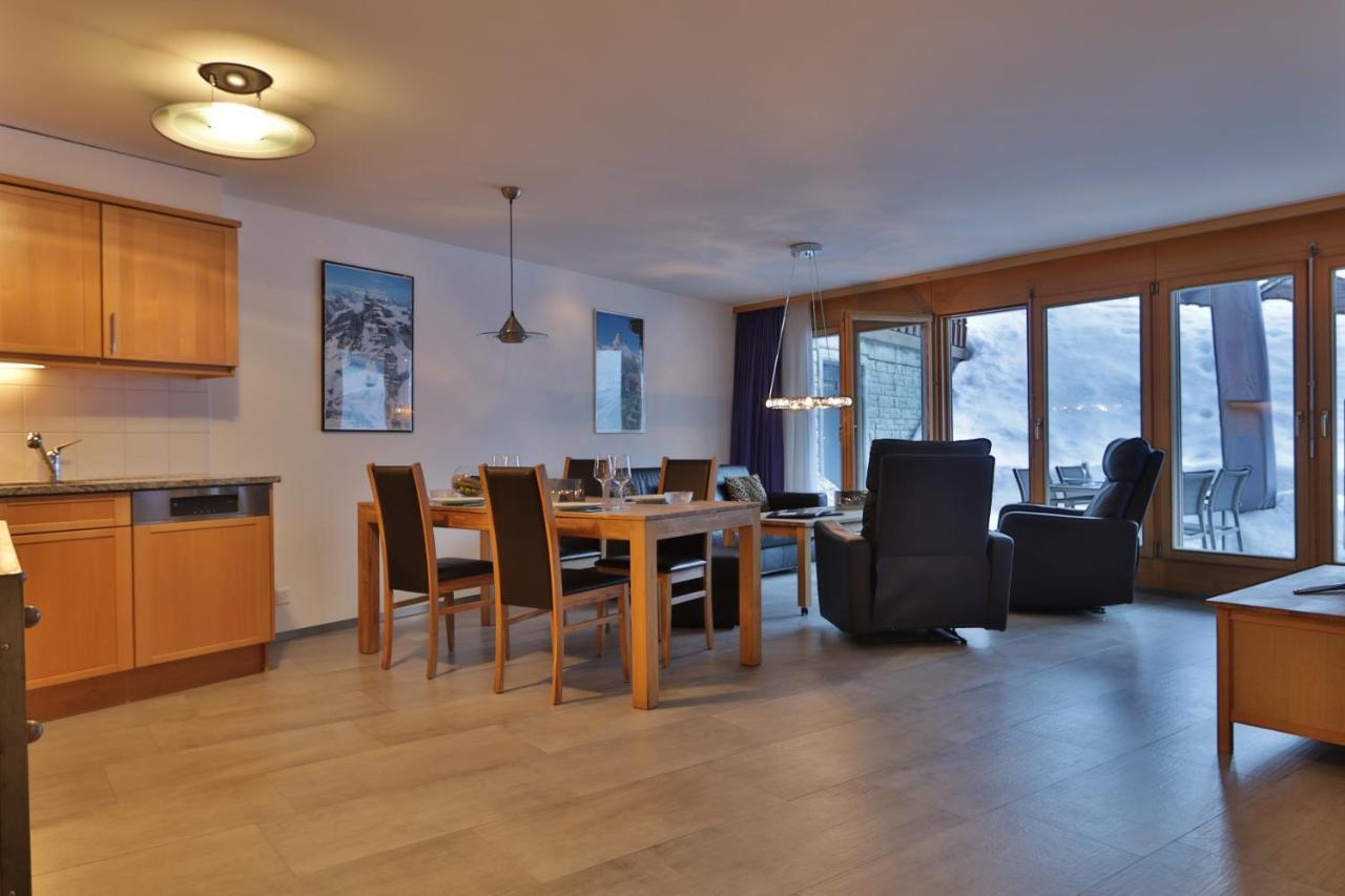 Ferienwohnung Steinmattstrasse Zermatt Buitenkant foto